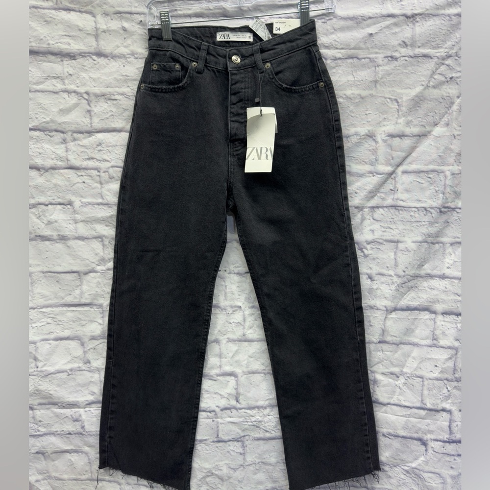 Zara Jeans Black Straight